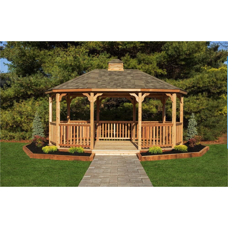 Yardcraft 12x18 Wood Oval Gazebo Kit