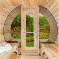 Dundalk Leisurecraft Serenity MP Barrel Sauna/Product ID: CTC2245MPE