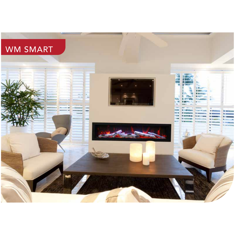 Remii-WM SMART – Electric Fireplace - 74 inches/74-WM