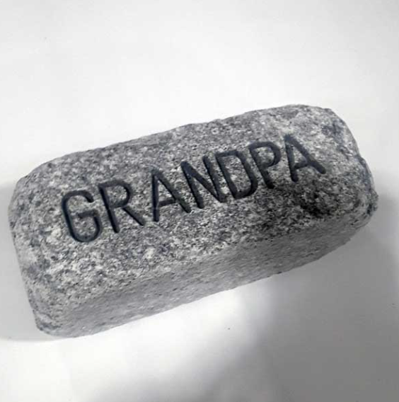 Dundalk Leisurecraft-GRANDPA, Engraved Soapstone/Product ID 11002P