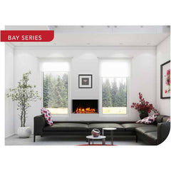 Remii BAY-SLIM 3 Sided Smart Electric Fireplace/60-BAY-SLIM