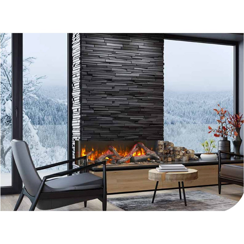 Remii BAY-SLIM 3 Sided Smart Electric Fireplace/60-BAY-SLIM