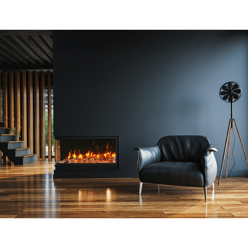 Remii BAY-SLIM 3 Sided Smart Electric Fireplace/40-BAY-SLIM